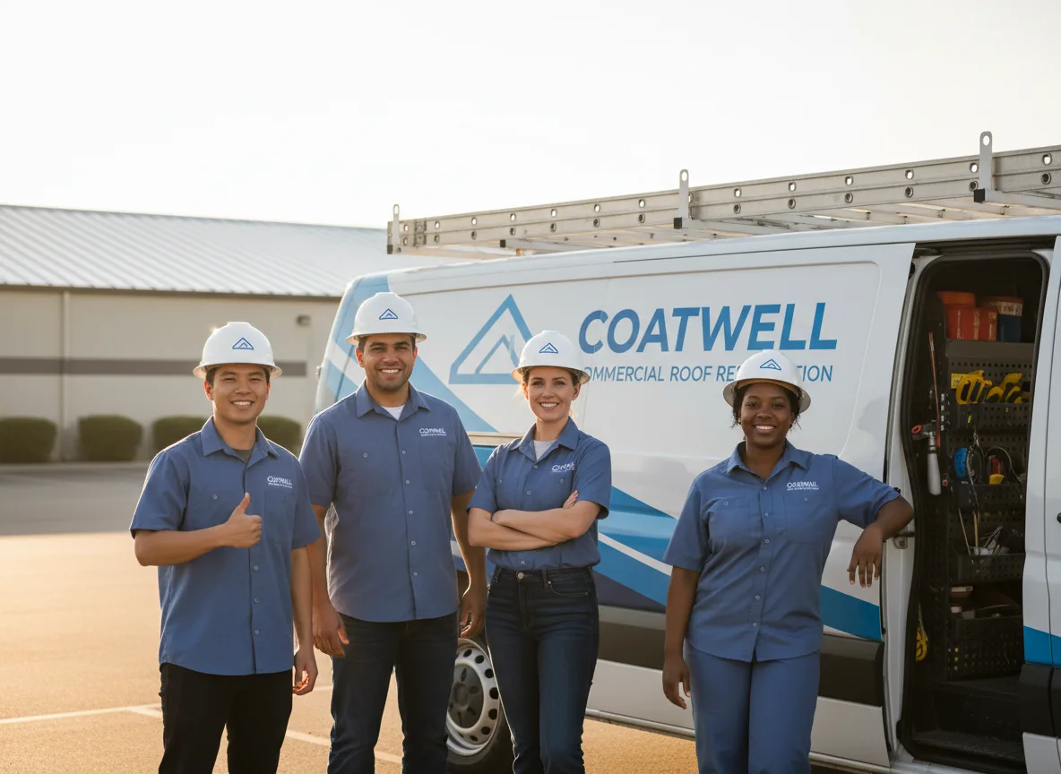 Commercial roof coating company in Dunbar, WI