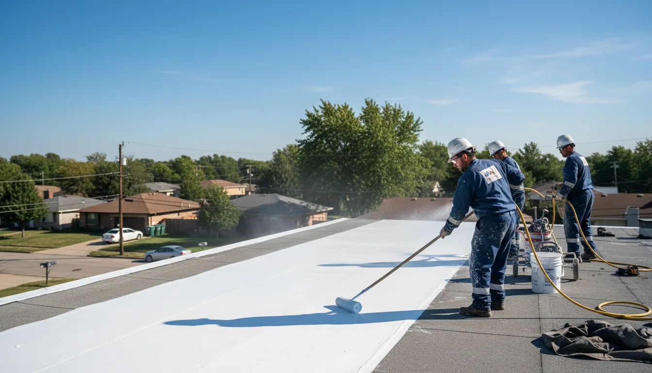 Commercial roof coating in Dunbar, WI near me